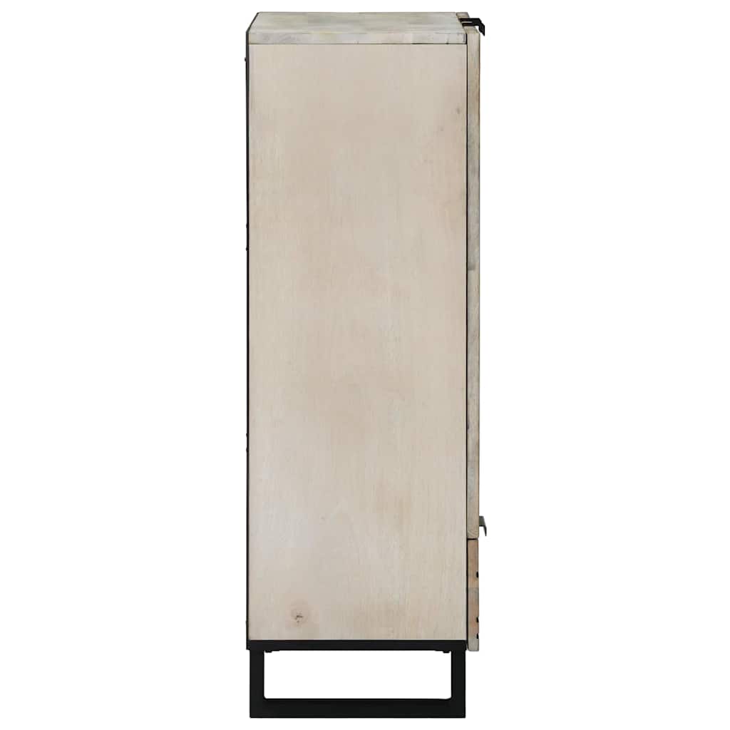 Skåp Vit och Svart 60 x 33.5 x 100 cm
