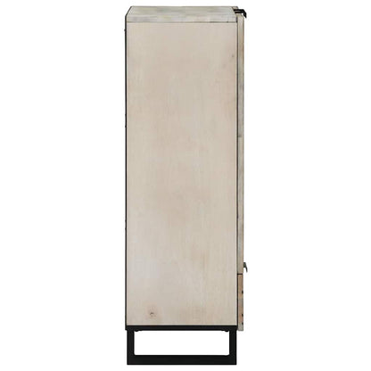 Skåp Vit och Svart 60 x 33.5 x 100 cm