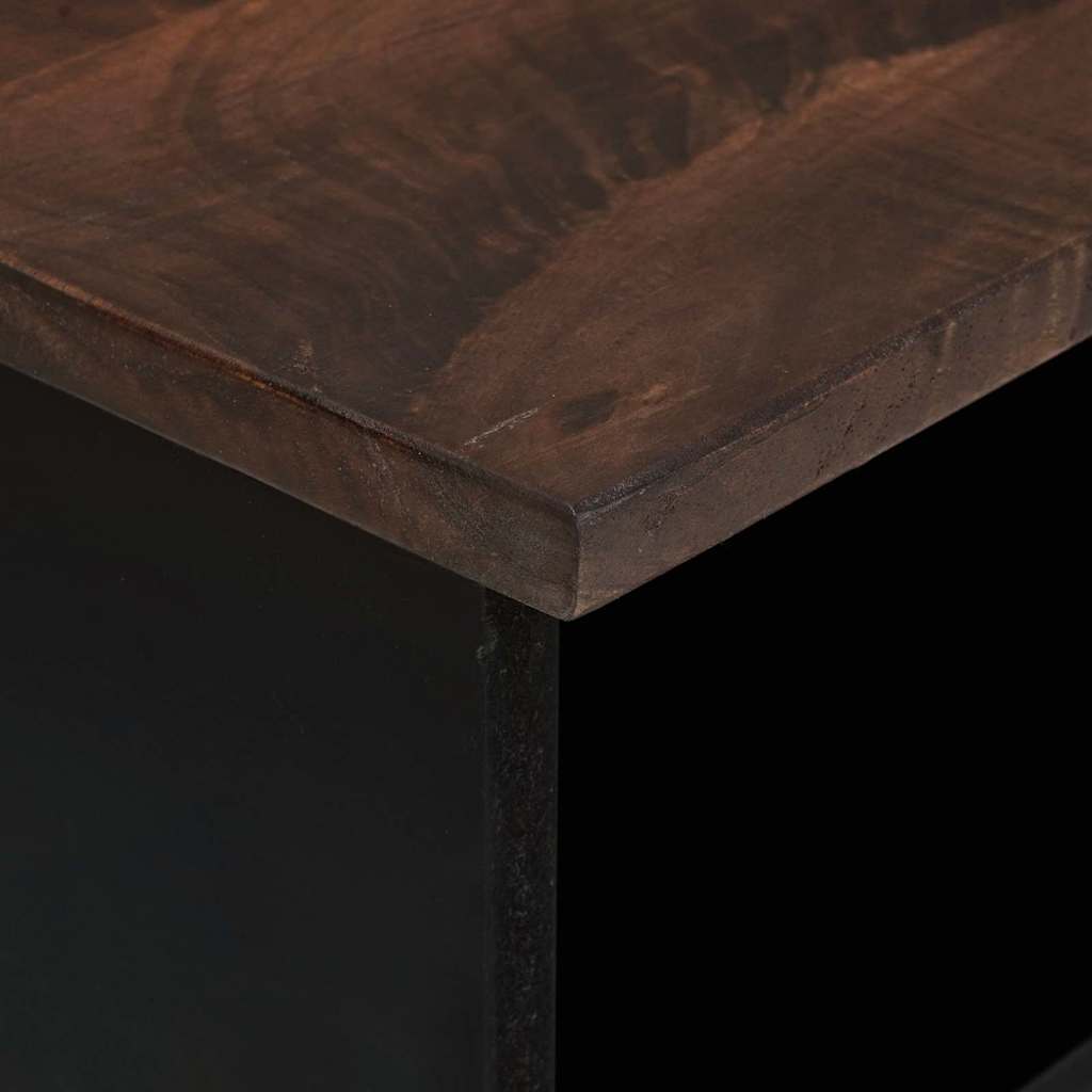 TV-Möbel Trä TV-Skåp med låda Brun 105 x 33 x 46 cm massivt mangoträ