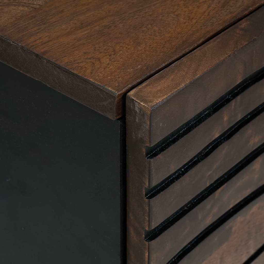 Sidobord Trä 40x33.5x75 cm i solid mangoträ