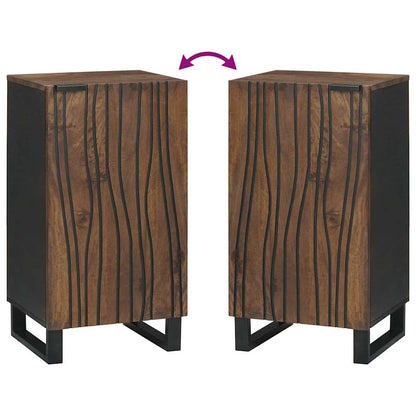 Skåp Brun 40 x 33 x 75 cm massivt mangoträ