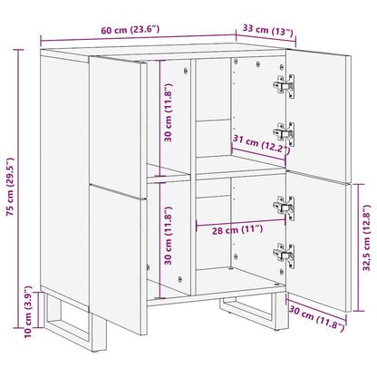 Skåp Brun 60 x 33.5 x 75 cm