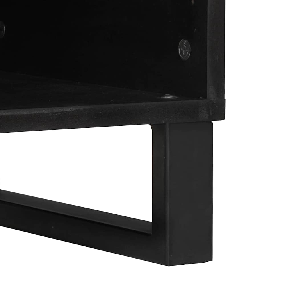 Skåp Trä 80x33.5x75 cm i massivt mangoträd