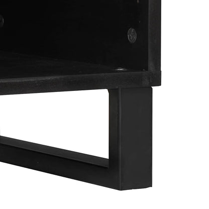 Skåp Trä 80x33.5x75 cm i massivt mangoträd