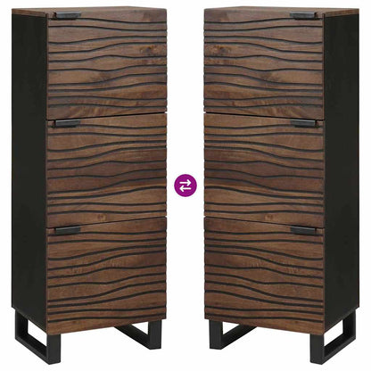 Skåp Brun Valnöt Trä med hylla Övrigt med lagring med dörr 40 x 33.5 x 110 cm