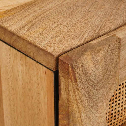 Sängbord Nattduksbord Trä Naturfärg 50 x 33 x 60 cm Massivt mangoträ