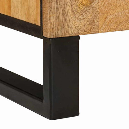 Sängbord Nattduksbord Trä Naturfärg 50 x 33 x 60 cm Massivt mangoträ