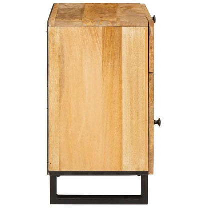 Sängbord Nattduksbord Trä Naturfärg 50 x 33 x 60 cm Massivt mangoträ