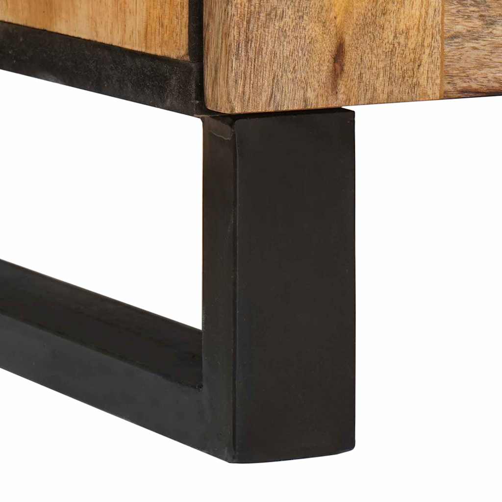 Sängbord Nattduksbord Trä Naturfärg 50 x 33 x 60 cm Massivt mangoträ