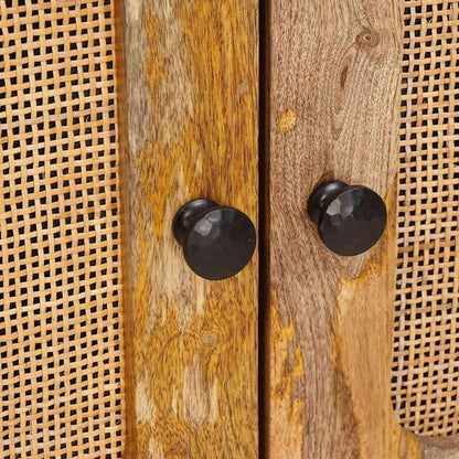 Sängbord Nattduksbord Trä Naturfärg 50 x 33 x 60 cm Massivt mangoträ
