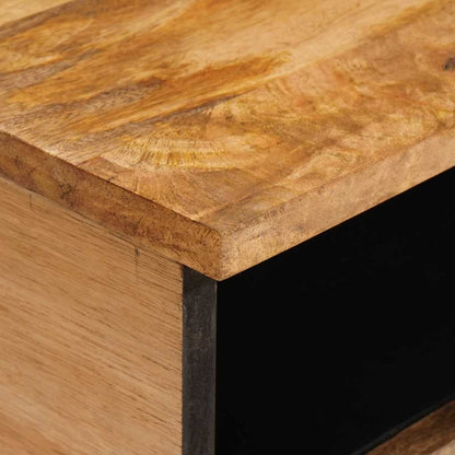 Soffbord Artisan Ek med låda 80 x 54 x 40 cm Massivt mangoträ