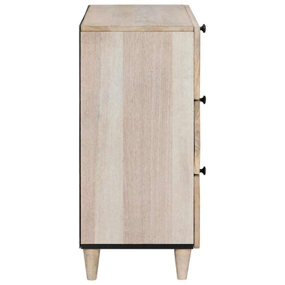 Nattduksbord Vit 50 x 33 x 62 cm Konstruerat trä