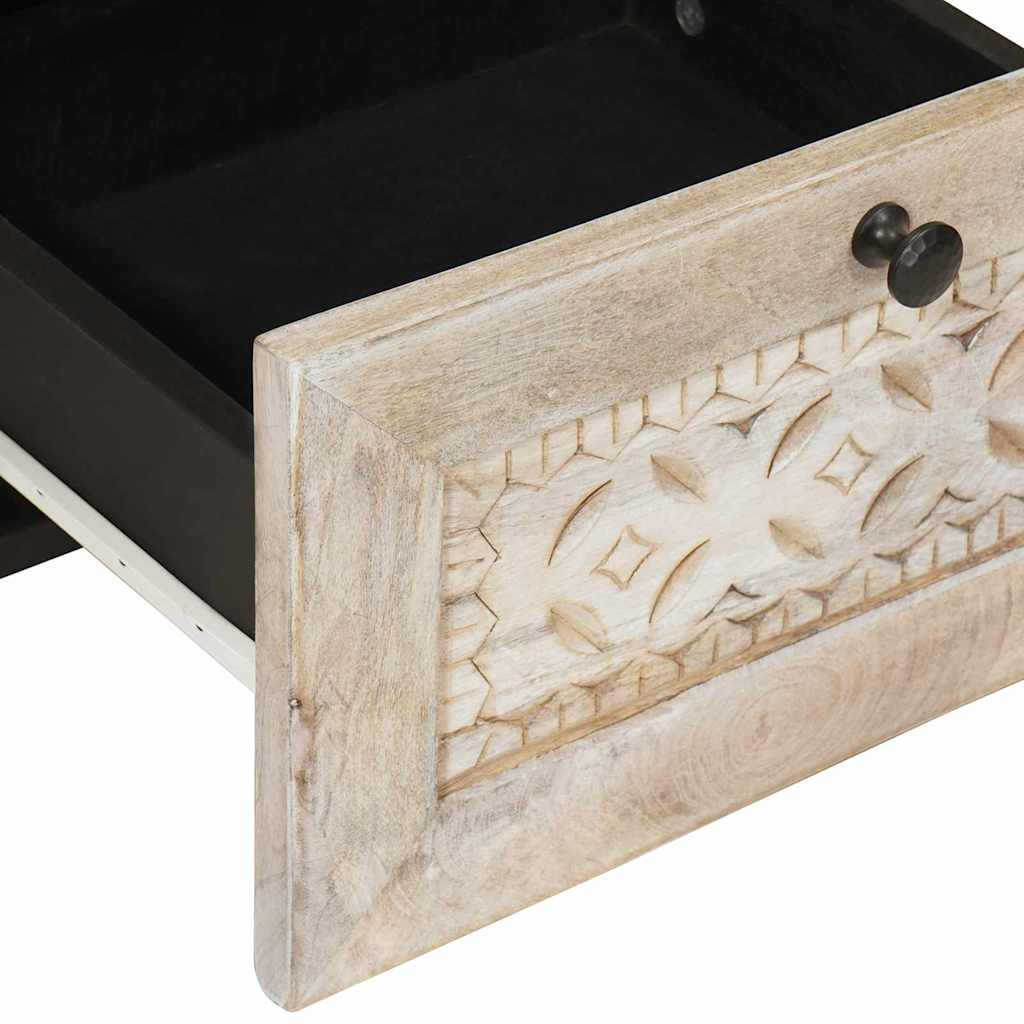 Sideboard med låda Vit 33.5 x 40 x 75 cm