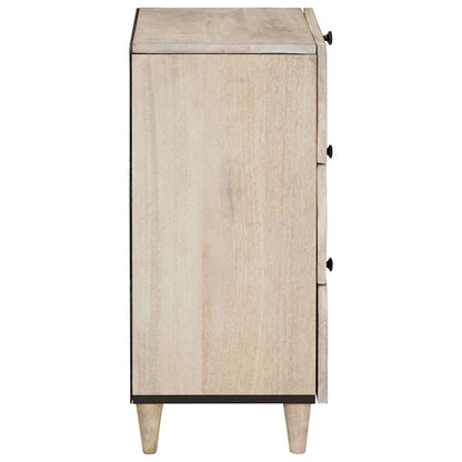 Sideboard med låda Vit 33.5 x 40 x 75 cm