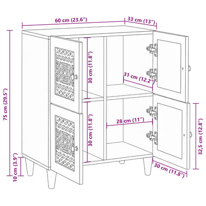 Sideboard Vit 33.5 x 60 x 75 cm