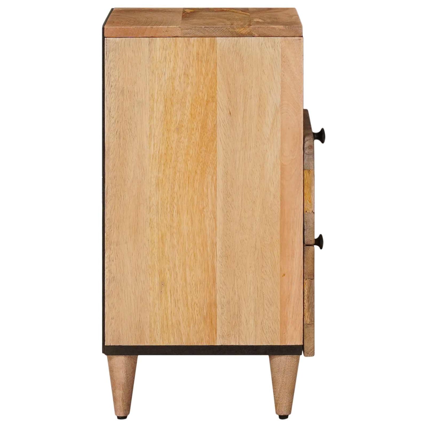 Nattduksbord Naturfärg 50 x 33 x 62 cm Massivt mangoträ