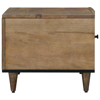 Kaffeebord Brun 80 x 50 x 40 cm Massivt mangoträ