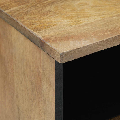 Sängskåp med låda 2 pcs Brun 40 x 33 x 46 cm Massivt mangoträ