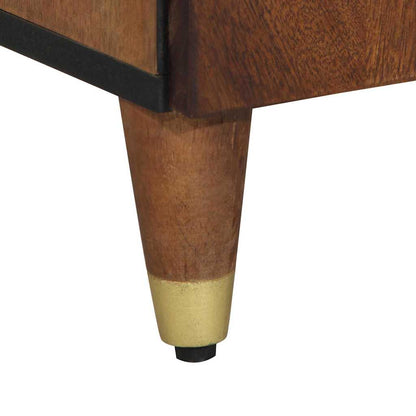 Skåp Brun honungsbrun 38 x 33.5 x 160 cm Massivt Mangoträ