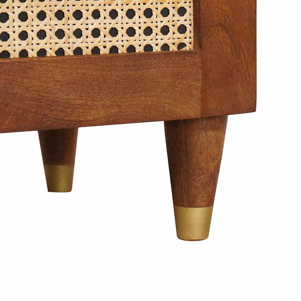 Sängbord Nattduksbord Trä med låda 40 x 33.5 x 46 cm