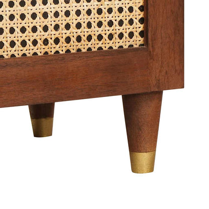 Skåp Trä Brun 60 x 33.5 x 75 cm Rör och massiv mangoträ