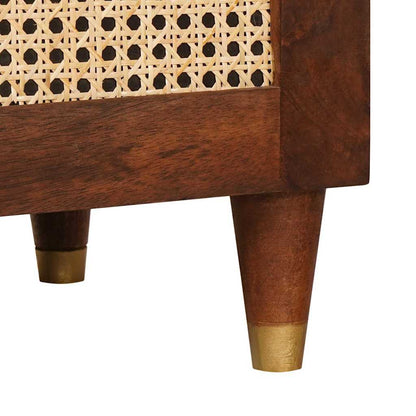 Skåp Trä och hyllor Brun 90 x 33,5 x 75 cm