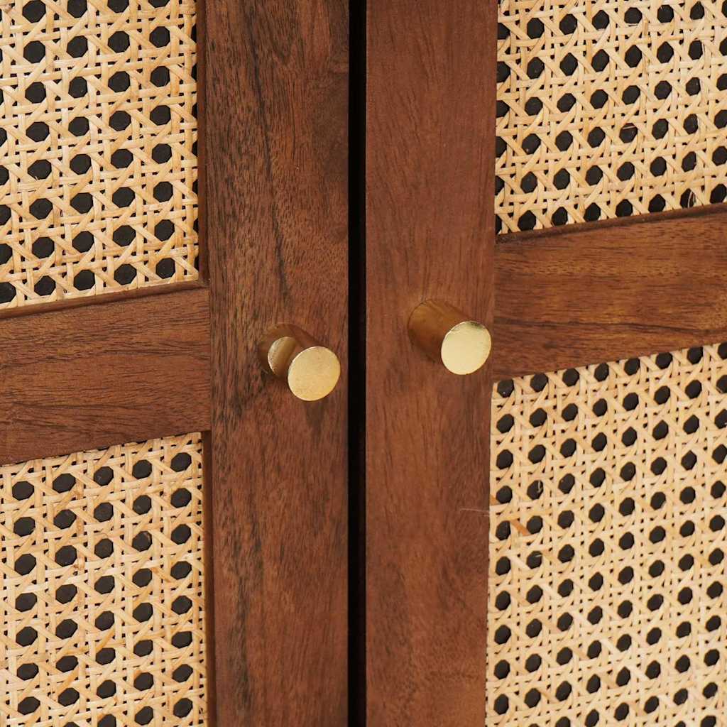 Skåp Trä och hyllor med låda Brun 60 x 33.5 x 100 cm