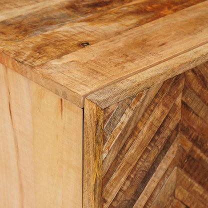 Sängbord 2 pcs Brun 40 x 33,5 x 46 cm Massivt mangoträ