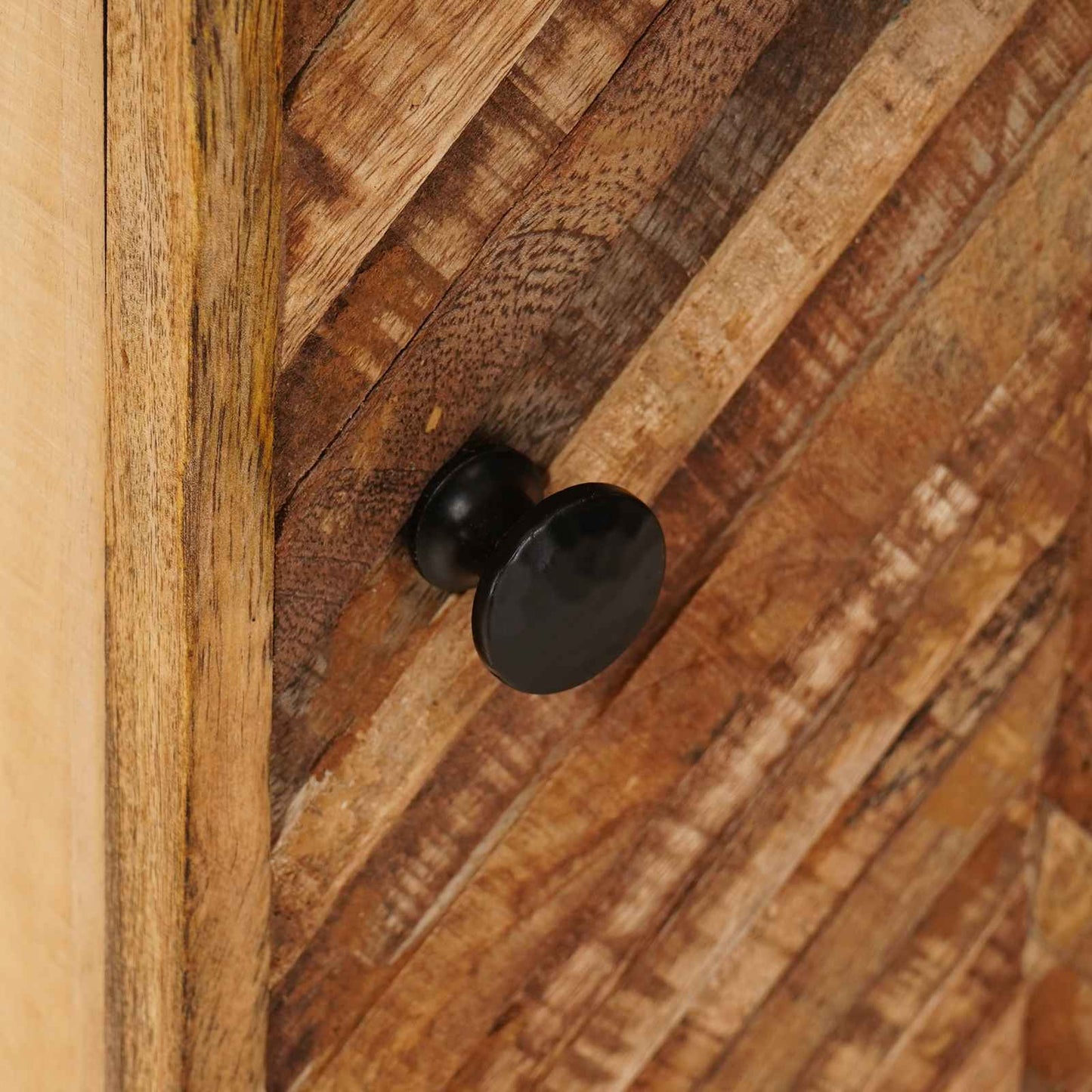 Sängbord 2 pcs Brun 40 x 33,5 x 46 cm Massivt mangoträ