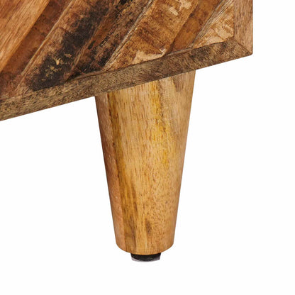 Sängbord 2 pcs Brun 40 x 33,5 x 46 cm Massivt mangoträ