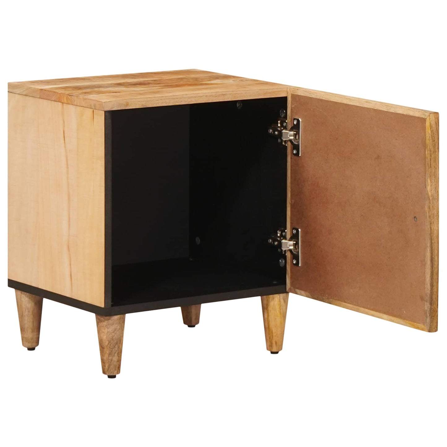 Sängbord 2 pcs Brun 40 x 33,5 x 46 cm Massivt mangoträ