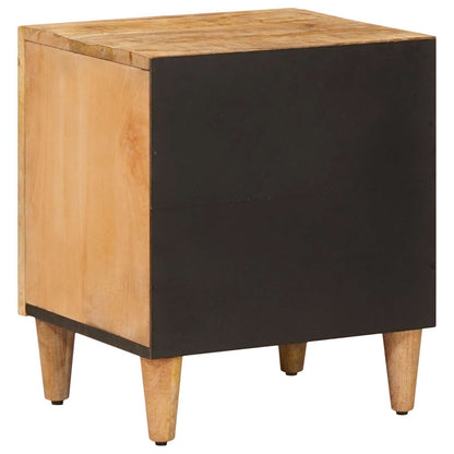 Sängbord 2 pcs Brun 40 x 33,5 x 46 cm Massivt mangoträ