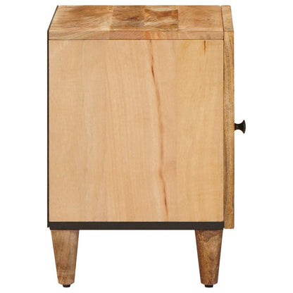 Sängbord 2 pcs Brun 40 x 33,5 x 46 cm Massivt mangoträ