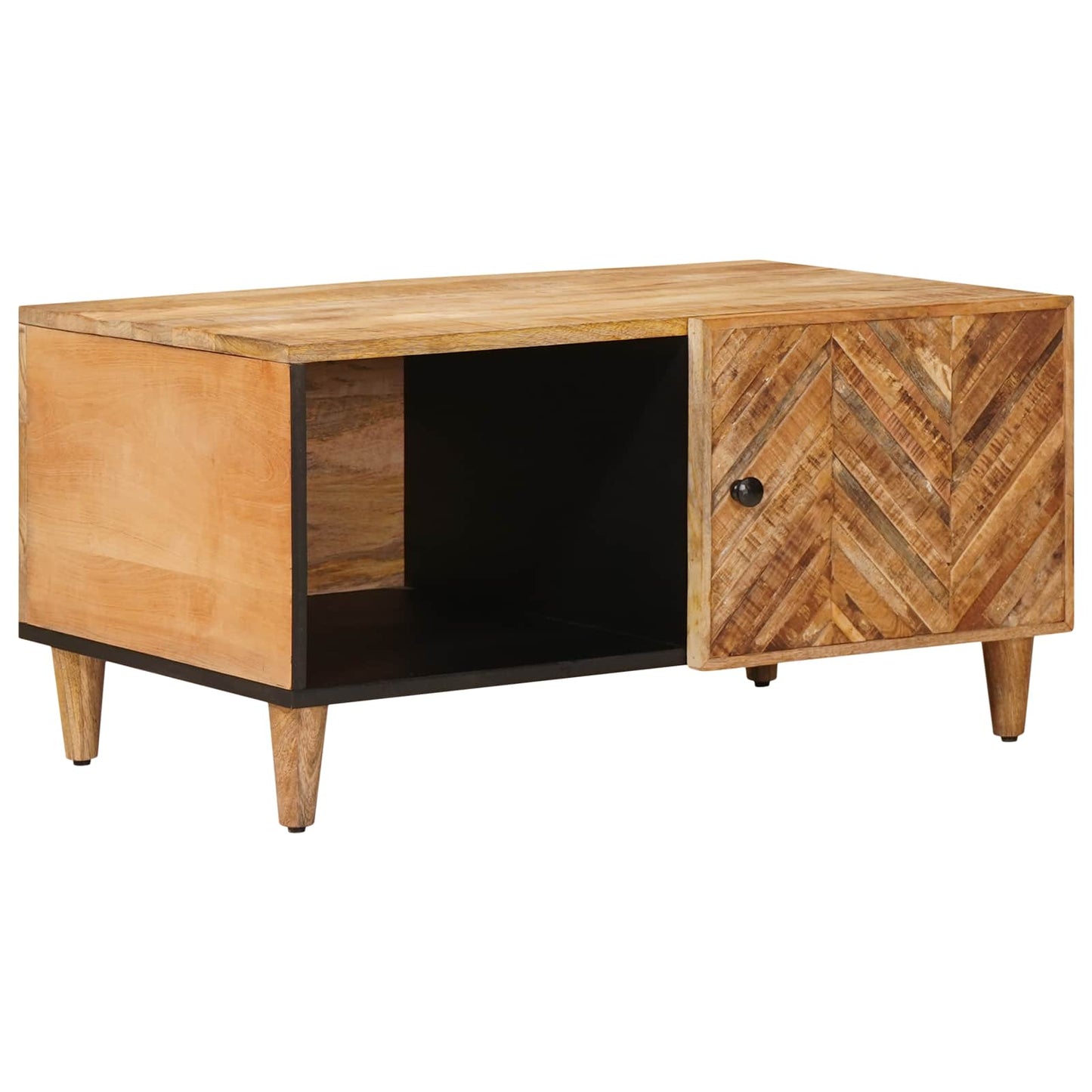 Kaffeebord Brun 80 x 50 x 40 cm Massivt mangoträ