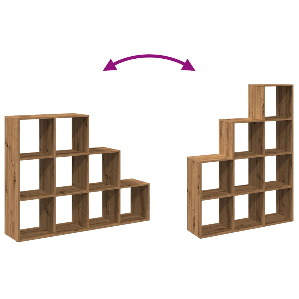 Bokhylla/Rumsavdelare 3 hyllor 137,5x29x103,5cm konstruerat trä