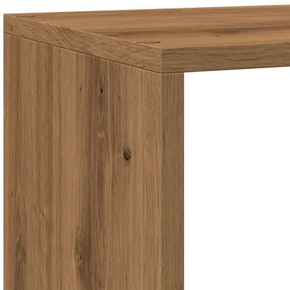 Bokhylla/Rumsavdelare 4 hyllor 143,5x29x143,5cm konstruerat trä