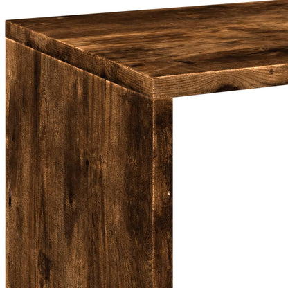 Bokhylla Rökfärgad Ek 69,5x29x137,5 cm