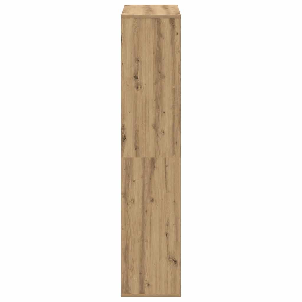 Bokhylle Brun Ek Rumsavdelare 69,5x29x137,5 cm