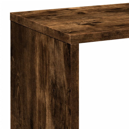 Bokhylla Rökfärgad Ek 67x25x161,5cm