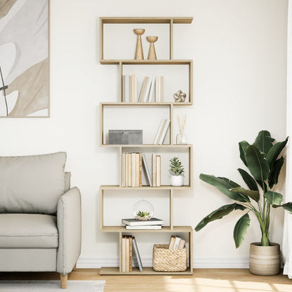 Bokhylla Sonoma Ek 6 hyllor 70x24x193 cm