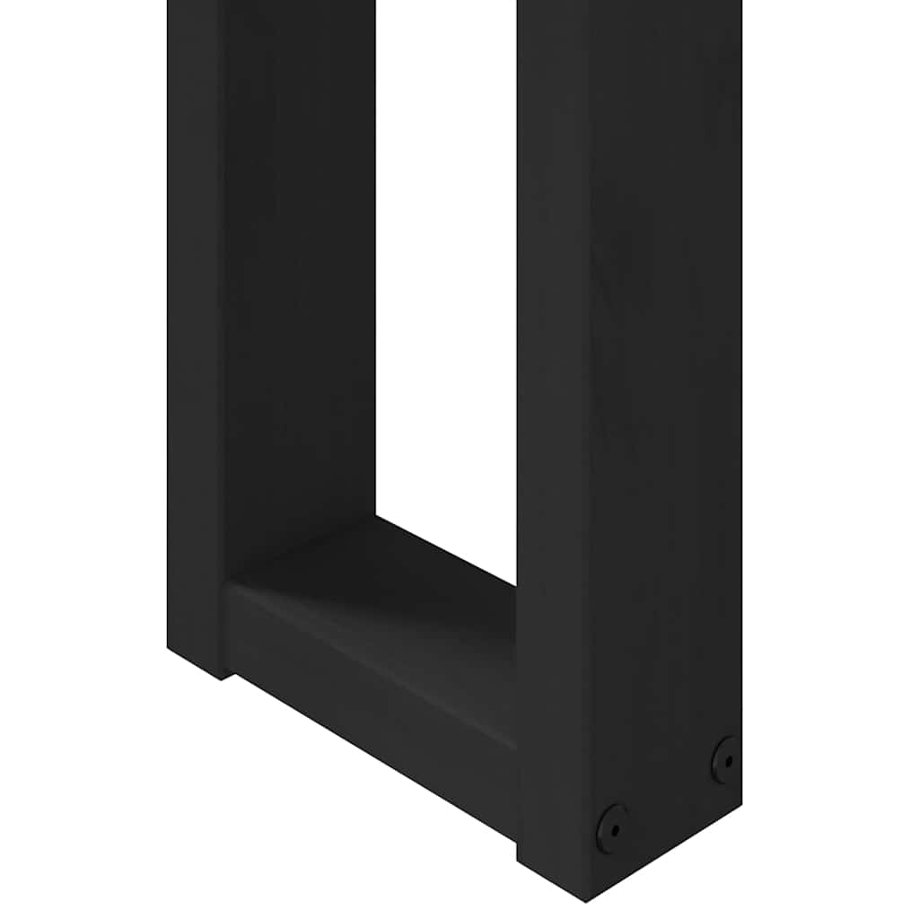 Avlastningsbord Konsollbord DIV. NOAIN U-formade ben 120x30x75 cm massiv furu