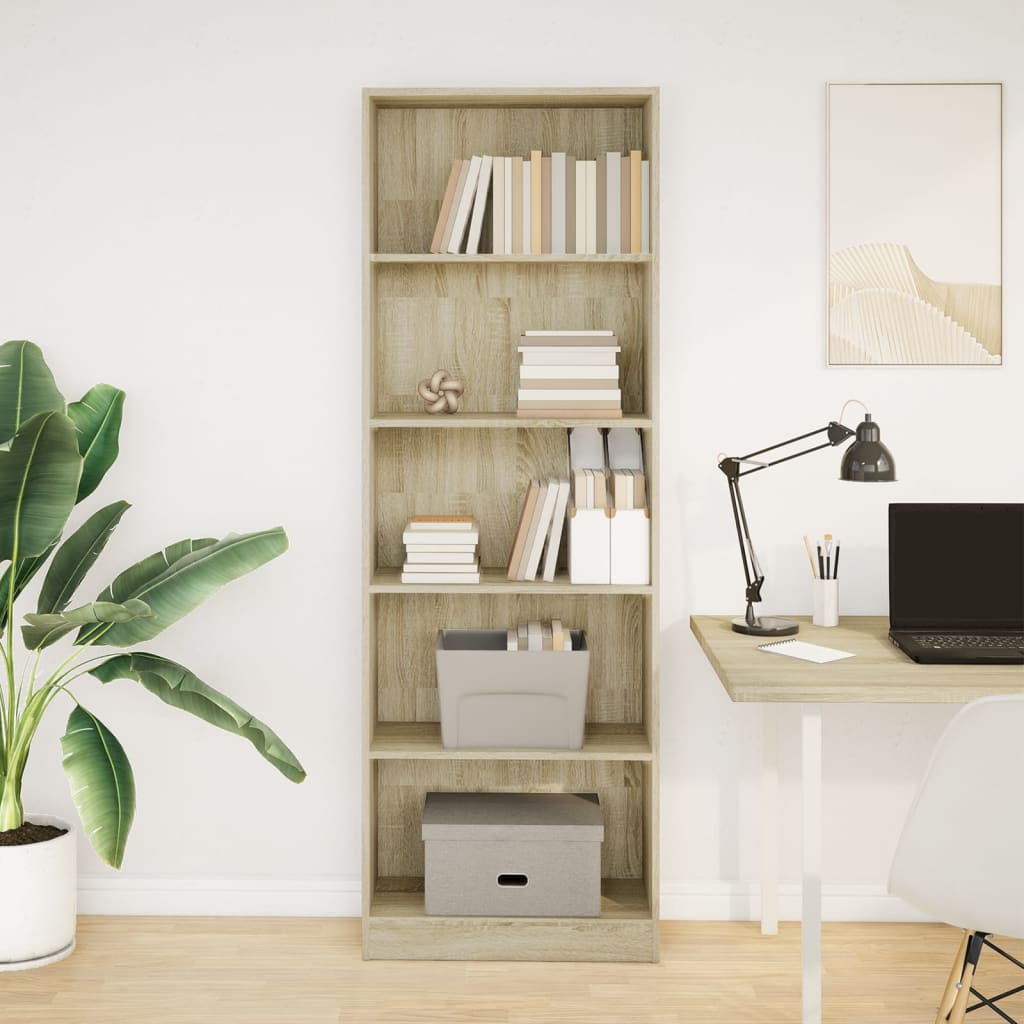 Bokhylla Sonoma Ek 60x24x176 cm