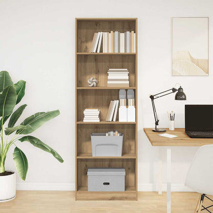 Bokhylla Artisan Ek 60x24x176 cm