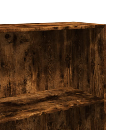 Bokhylla Rökfärgad Ek 60x30x189 cm