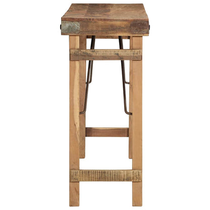 Avlastningsbord Konsollbord Trä 110 x 35 x 76 cm Massivt återvunnet trä