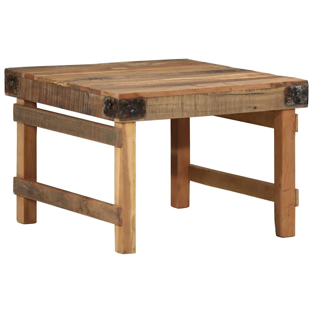 Soffbord Brun 60 x 55 x 40 cm Solid återvunnen trä