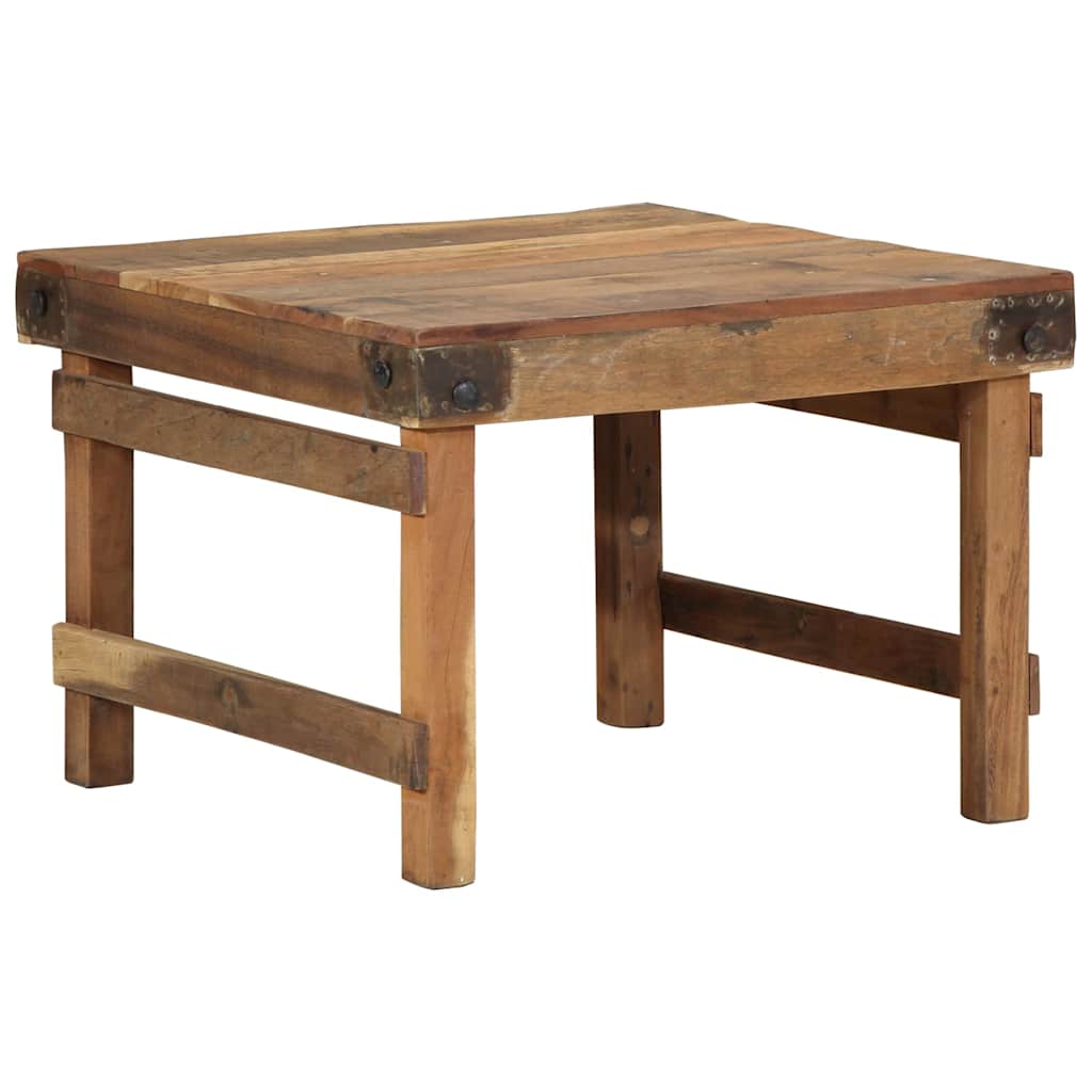Soffbord Brun 60 x 55 x 40 cm Solid återvunnen trä