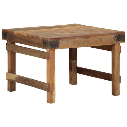 Soffbord Brun 60 x 55 x 40 cm Solid återvunnen trä