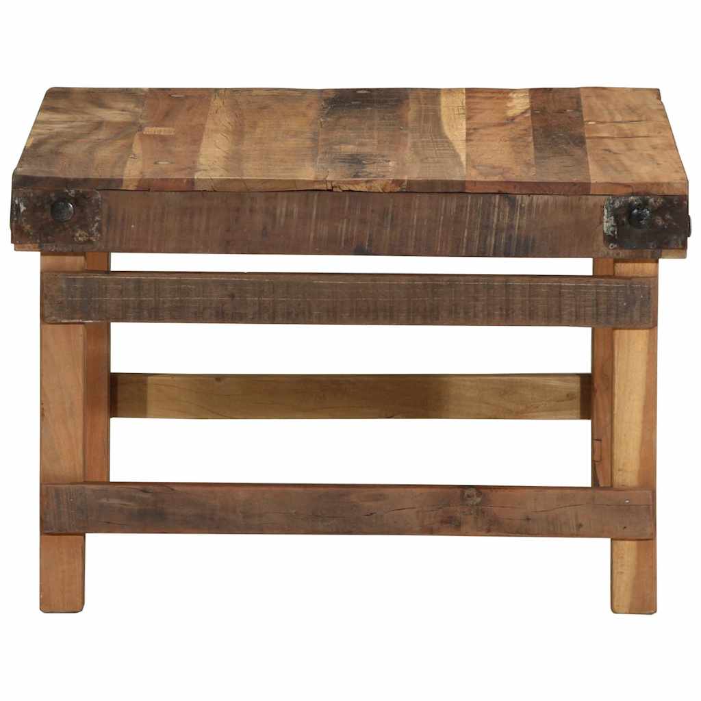 Soffbord Brun 60 x 55 x 40 cm Solid återvunnen trä