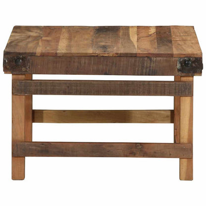 Soffbord Brun 60 x 55 x 40 cm Solid återvunnen trä